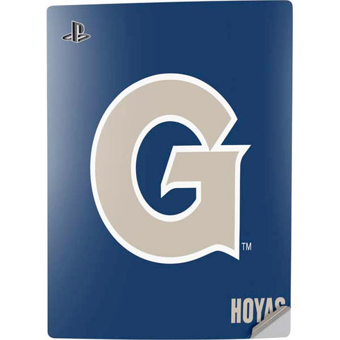 Georgetown University Large Logo PS5 Digital Edition Console Skin