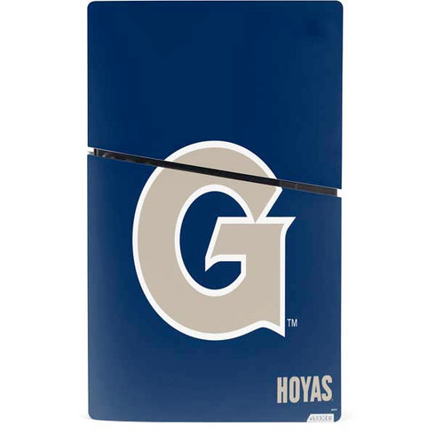 Georgetown University Large Logo PS5 Slim Digital Edition Bundle Skin