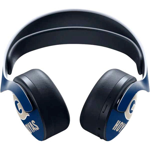 Georgetown University Large Logo PULSE 3D Wireless Headset for PS5 Skin