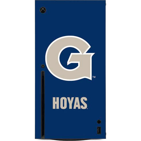 Georgetown University Large Logo Xbox Series X Console Skin