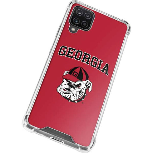 University of Georgia Bulldogs Galaxy A12 Clear Case