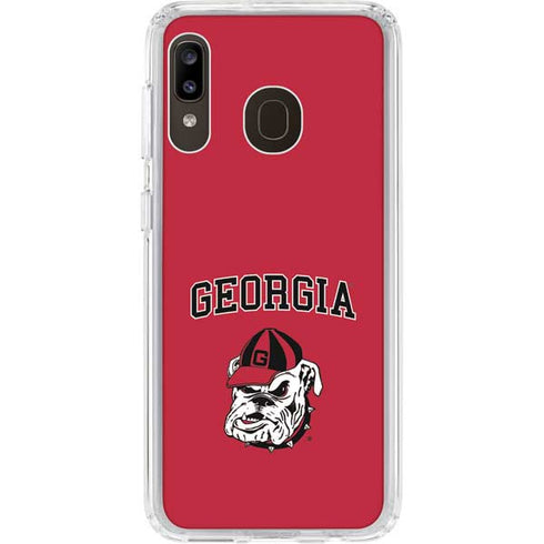 University of Georgia Bulldogs Galaxy A20 Clear Case