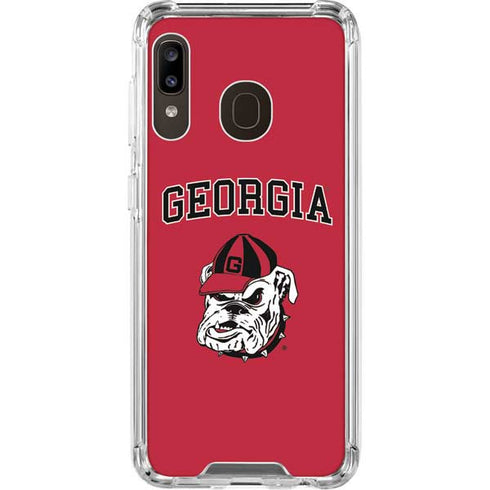 University of Georgia Bulldogs Galaxy A30 Clear Case