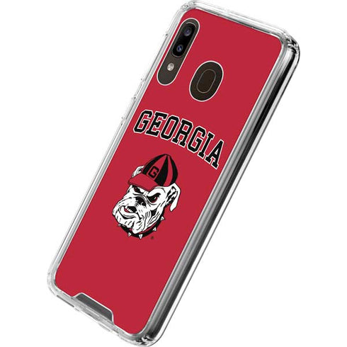 University of Georgia Bulldogs Galaxy A30 Clear Case
