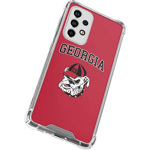University of Georgia Bulldogs Galaxy A33 5G Clear Case
