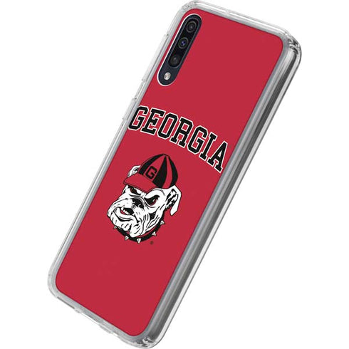 University of Georgia Bulldogs Galaxy A50 Clear Case