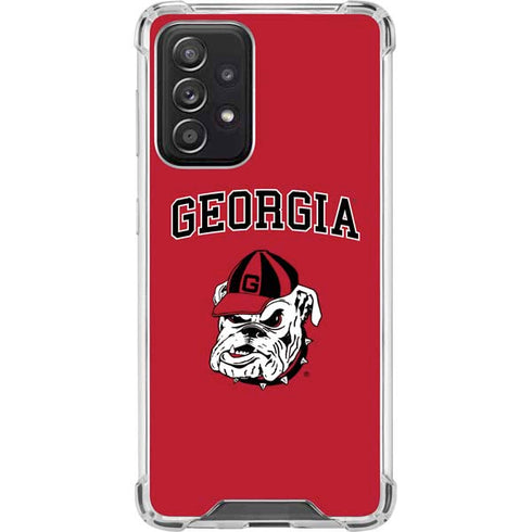 University of Georgia Bulldogs Galaxy A52 5G Clear Case