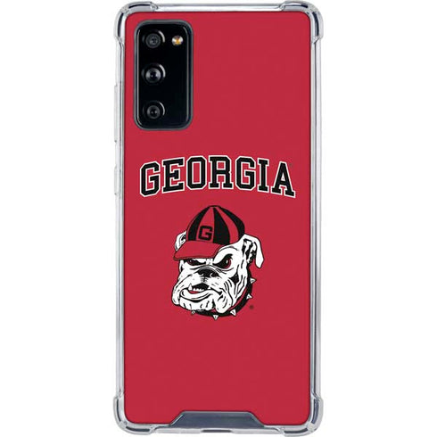University of Georgia Bulldogs Galaxy S20 FE Clear Case