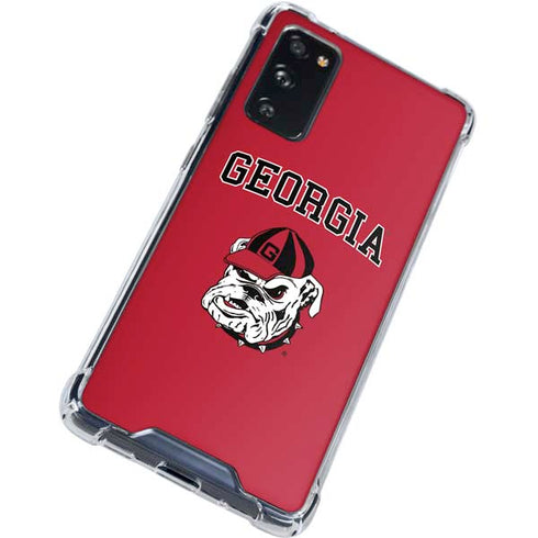 University of Georgia Bulldogs Galaxy S20 FE Clear Case