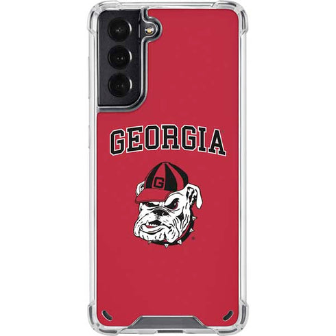 University of Georgia Bulldogs Galaxy S21 5G Clear Case