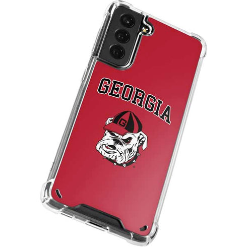 University of Georgia Bulldogs Galaxy S21 5G Clear Case