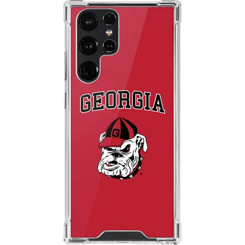 University of Georgia Bulldogs Galaxy S22 Ultra Clear Case