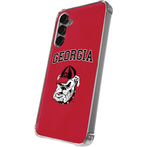 University of Georgia Bulldogs Logo Galaxy S24 Plus Clear Case