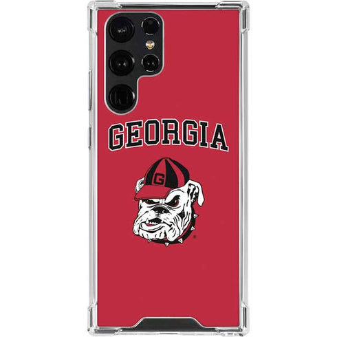 University of Georgia Bulldogs Logo Galaxy S24 Ultra Clear Case