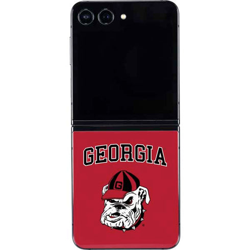 University of Georgia Bulldogs Logo Galaxy Z Flip5 5G Skin