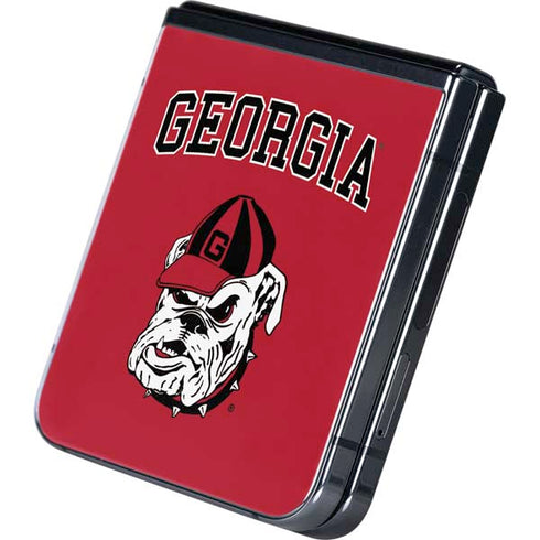 University of Georgia Bulldogs Logo Galaxy Z Flip5 5G Skin