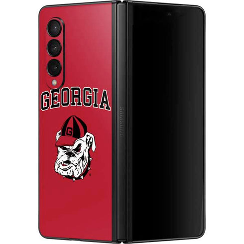 University of Georgia Bulldogs Galaxy Z Fold3 5G Skin