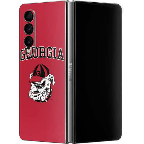University of Georgia Bulldogs Galaxy Z Fold4 5G Skin
