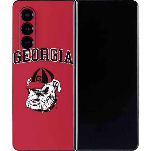 University of Georgia Bulldogs Galaxy Z Fold4 5G Skin