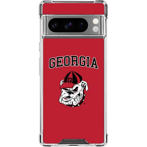 University of Georgia Bulldogs Logo Google Pixel 8 Pro Clear Case