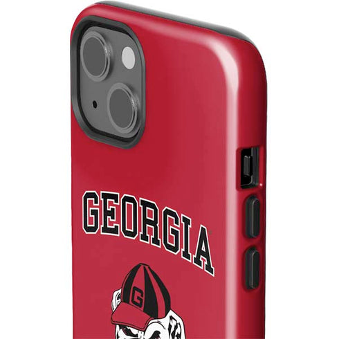 University of Georgia Bulldogs Logo iPhone 15 Plus Impact Case