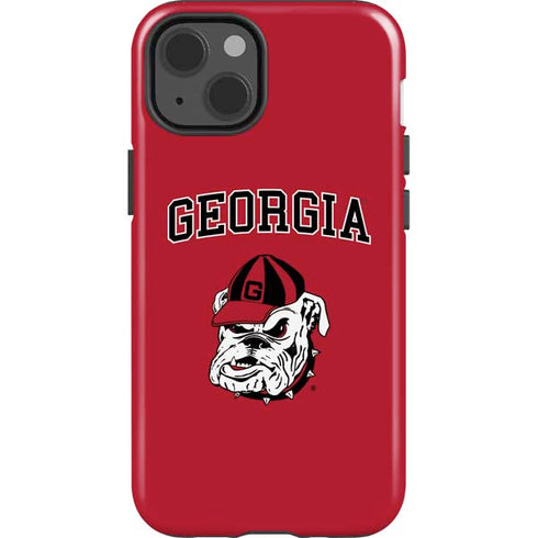 University of Georgia Bulldogs Logo iPhone 15 Impact Case