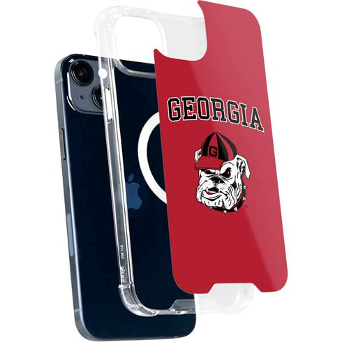 University of Georgia Bulldogs Logo iPhone 15 Plus MagSafe Case