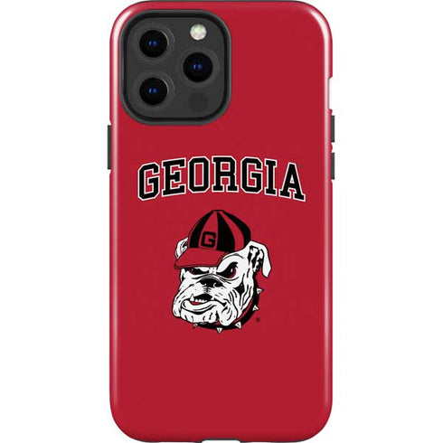 University of Georgia Bulldogs Logo iPhone 15 Pro Max Impact Case