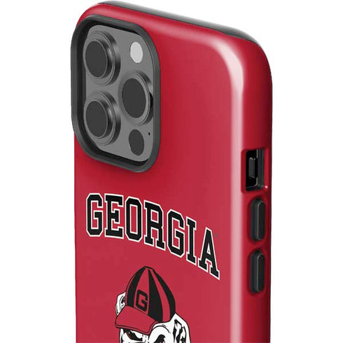 University of Georgia Bulldogs Logo iPhone 15 Pro Max Impact Case