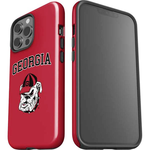 University of Georgia Bulldogs Logo iPhone 15 Pro Max Impact Case