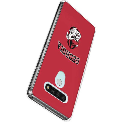 University of Georgia Bulldogs Logo LG Stylo 6 Clear Case