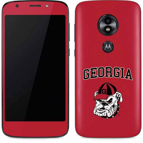 University of Georgia Bulldogs Moto E5 Play Skin