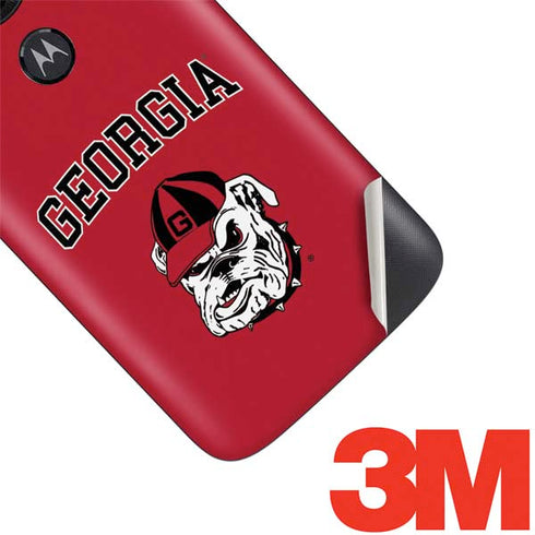 University of Georgia Bulldogs Moto E5 Play Skin