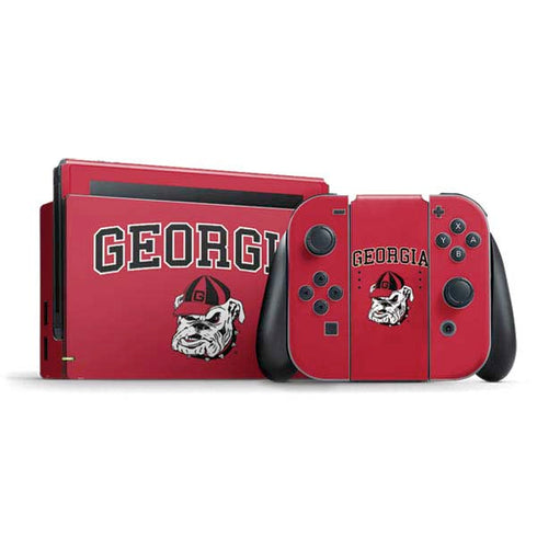 University of Georgia Bulldogs Nintendo Switch Bundle Skin