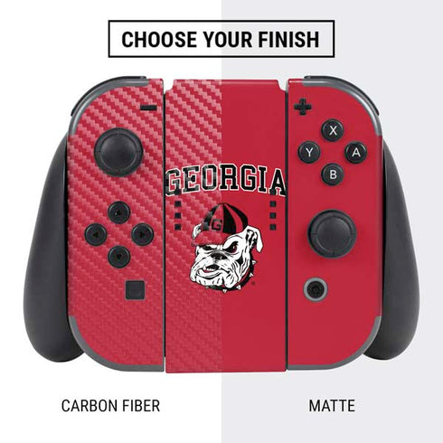 University of Georgia Bulldogs Nintendo Switch Bundle Skin
