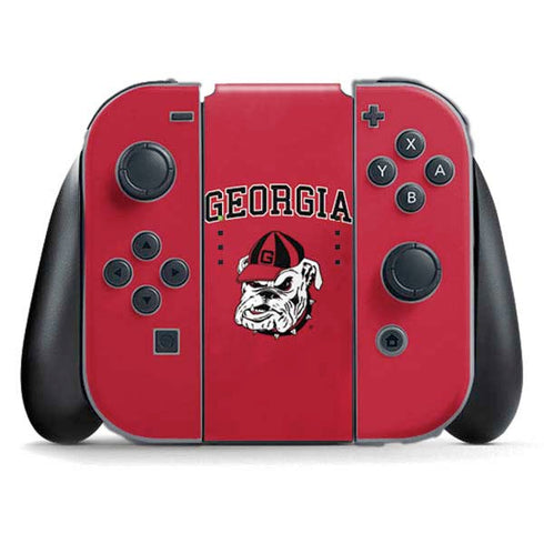 University of Georgia Bulldogs Logo Nintendo Switch (2017-2021) Joy-Con Controller Skin