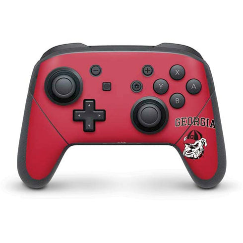 University of Georgia Bulldogs Nintendo Switch Pro Controller Skin