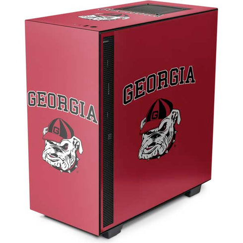 University of Georgia Bulldogs NZXT H510 Compact ATX Mid-Tower Case Skin