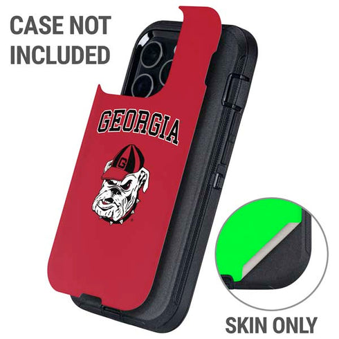 University of Georgia Bulldogs Logo Otterbox Defender iPhone Skin