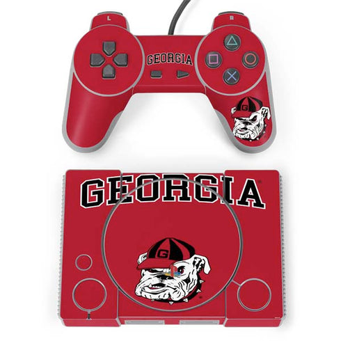 University of Georgia Bulldogs PlayStation Classic Bundle Skin