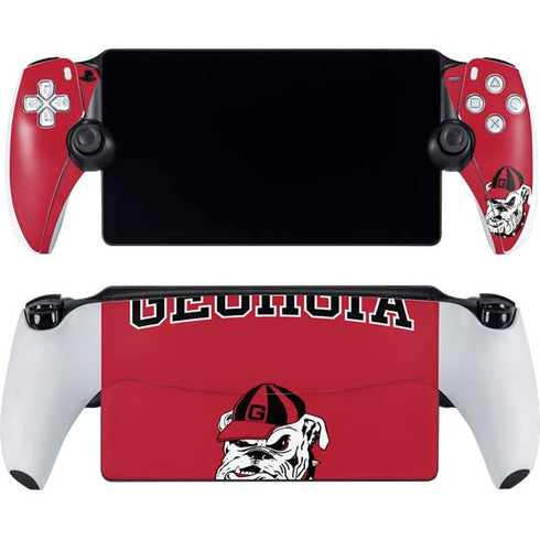 University of Georgia Bulldogs Logo PlayStation Portal Remote Player Skin