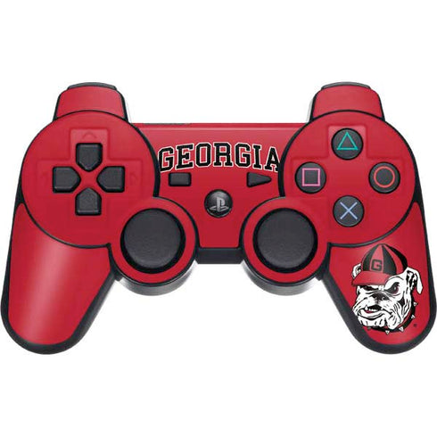 University of Georgia Bulldogs PS3 Dual Shock wireless controller Skin