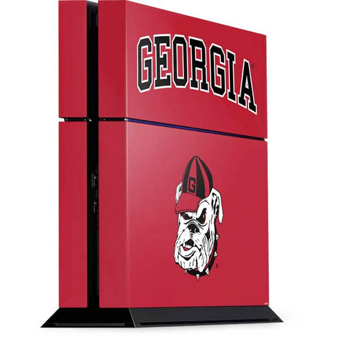 University of Georgia Bulldogs PS4 Console Skin