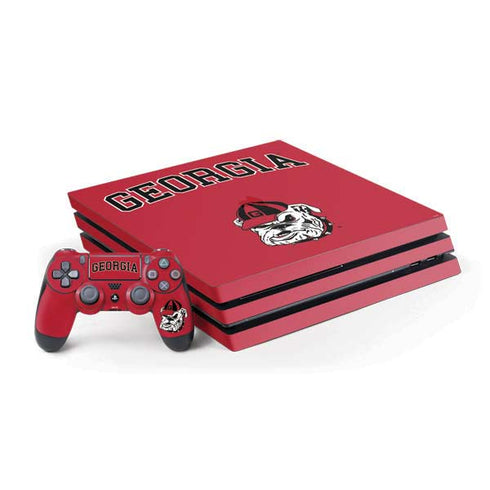 University of Georgia Bulldogs PS4 Pro Bundle Skin