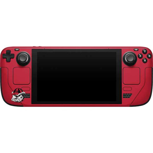 University of Georgia Bulldogs Steam Deck Handheld Gaming Computer Skin