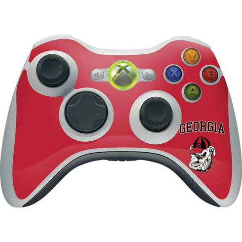 University of Georgia Bulldogs Xbox 360 Wireless Controller Skin