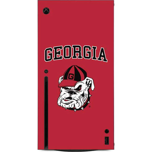 University of Georgia Bulldogs Xbox Series X Console Skin