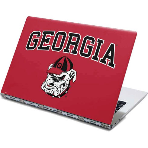 University of Georgia Bulldogs Yoga 910 2-in-1 14in Touch-Screen Skin