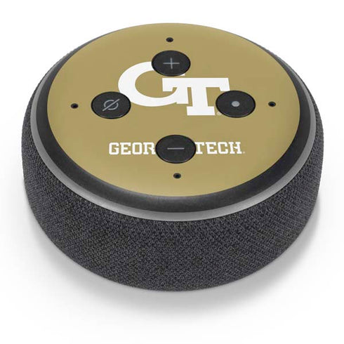 Georgia Institute of Technology Gold GT Amazon Echo Dot Skin