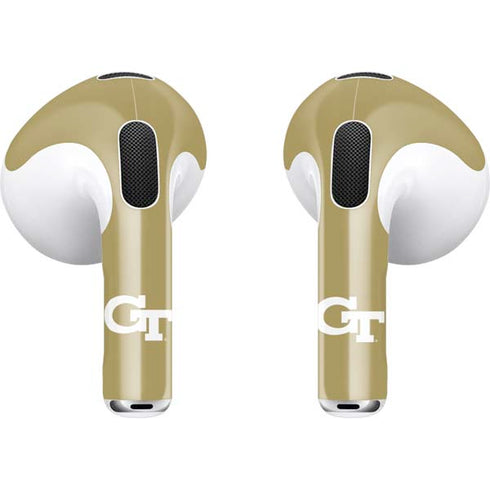 Georgia Institute of Technology Gold GT Apple AirPods (3rd Gen 2021) Skin
